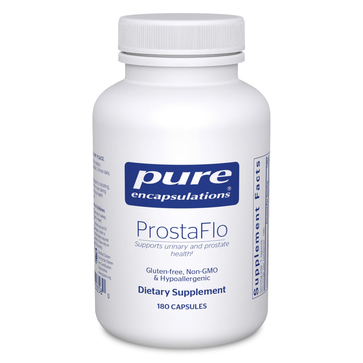 Pure Encapsulations ProstaFlo bottle on white background - front view