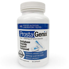 ProstaGenix bottle label detailing ingredients