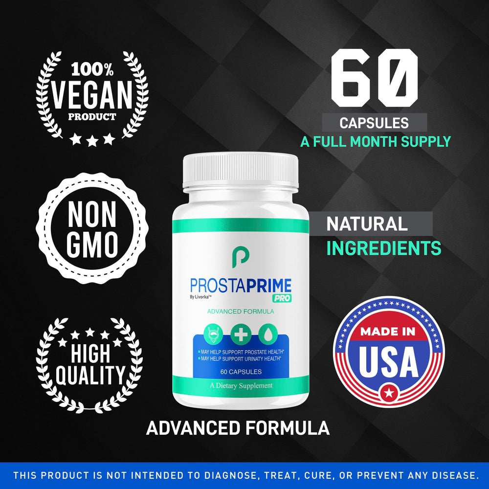 Close-up of ProstaPrime Pro Capsules capsules