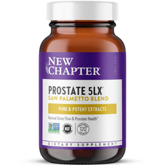 New Chapter Prostate 5LX bottle and capsules