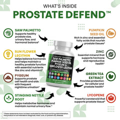 Prostate Defend capsules with Lycopene and minerals