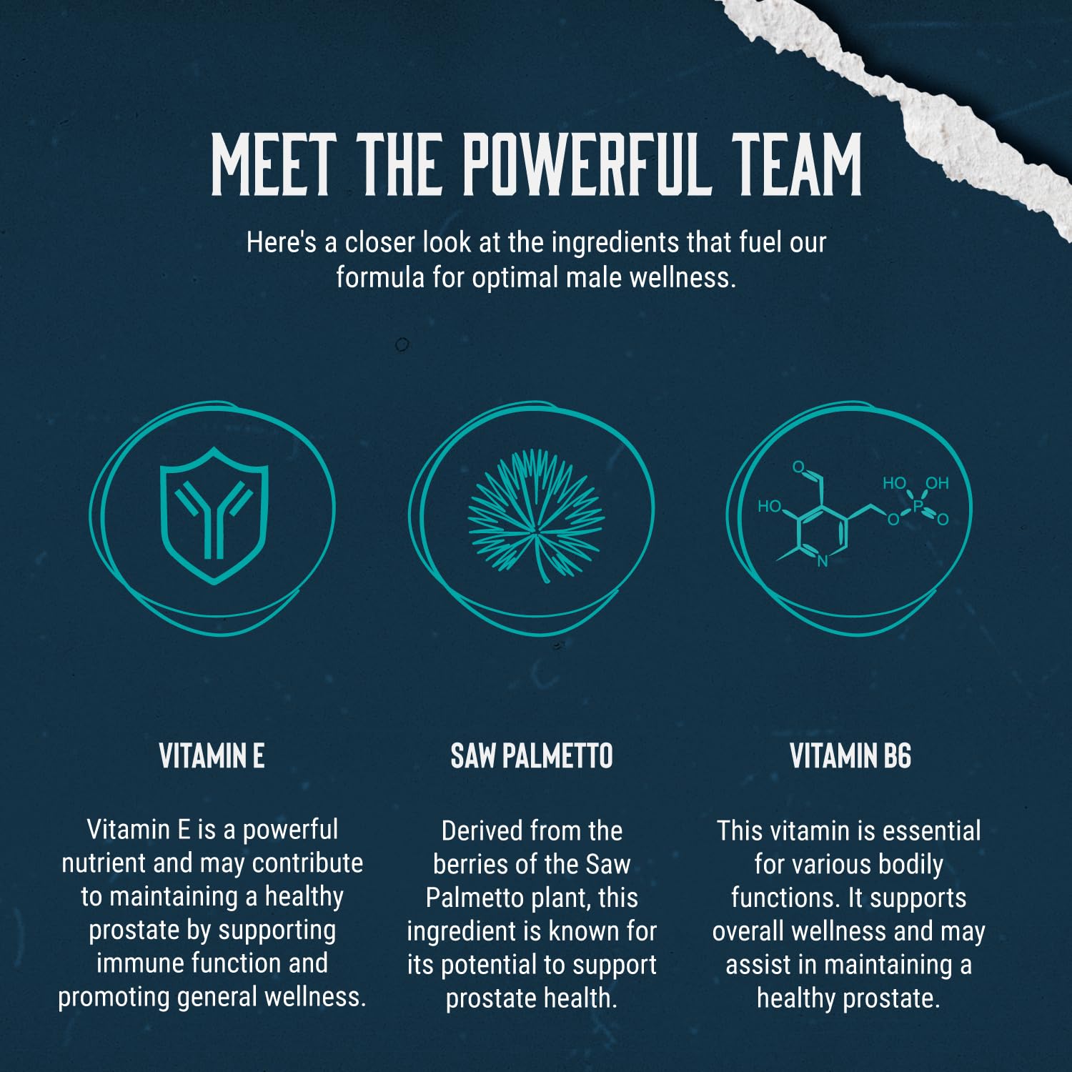 Ingredients collage featuring broccoli extract, burdock root, cayenne pepper