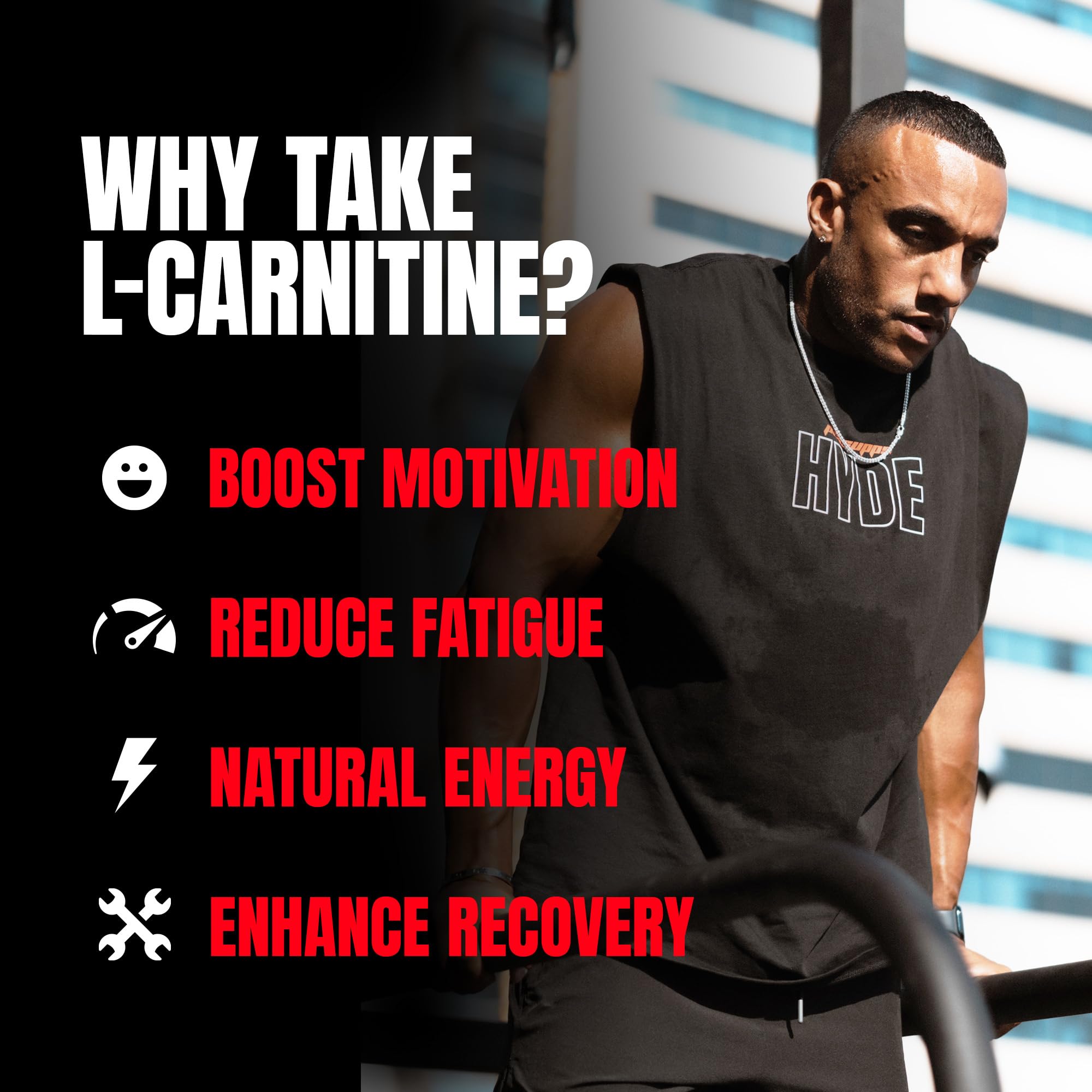 Nutrition facts panel for PROSUPPS L-Carnitine 3000 Berry