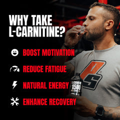 Back nutrition panel of PROSUPPS L-Carnitine Liquid 1500 Berry