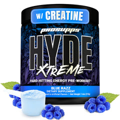PROSUPPS Mr Hyde Xtreme Pre-Workout Blue Razz tub