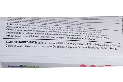 Kid and adult toothpaste suitable for ages 2 and up