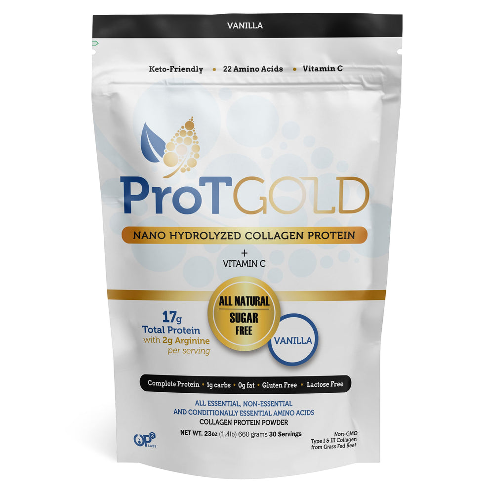 ProT Gold Collagen Vanilla container front view