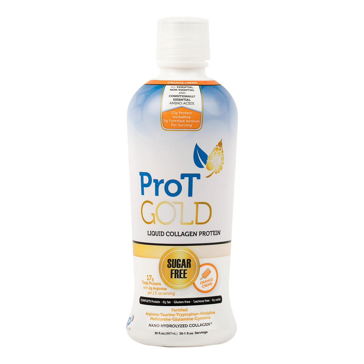 ProT Gold Liquid Collagen Shot bottle front view