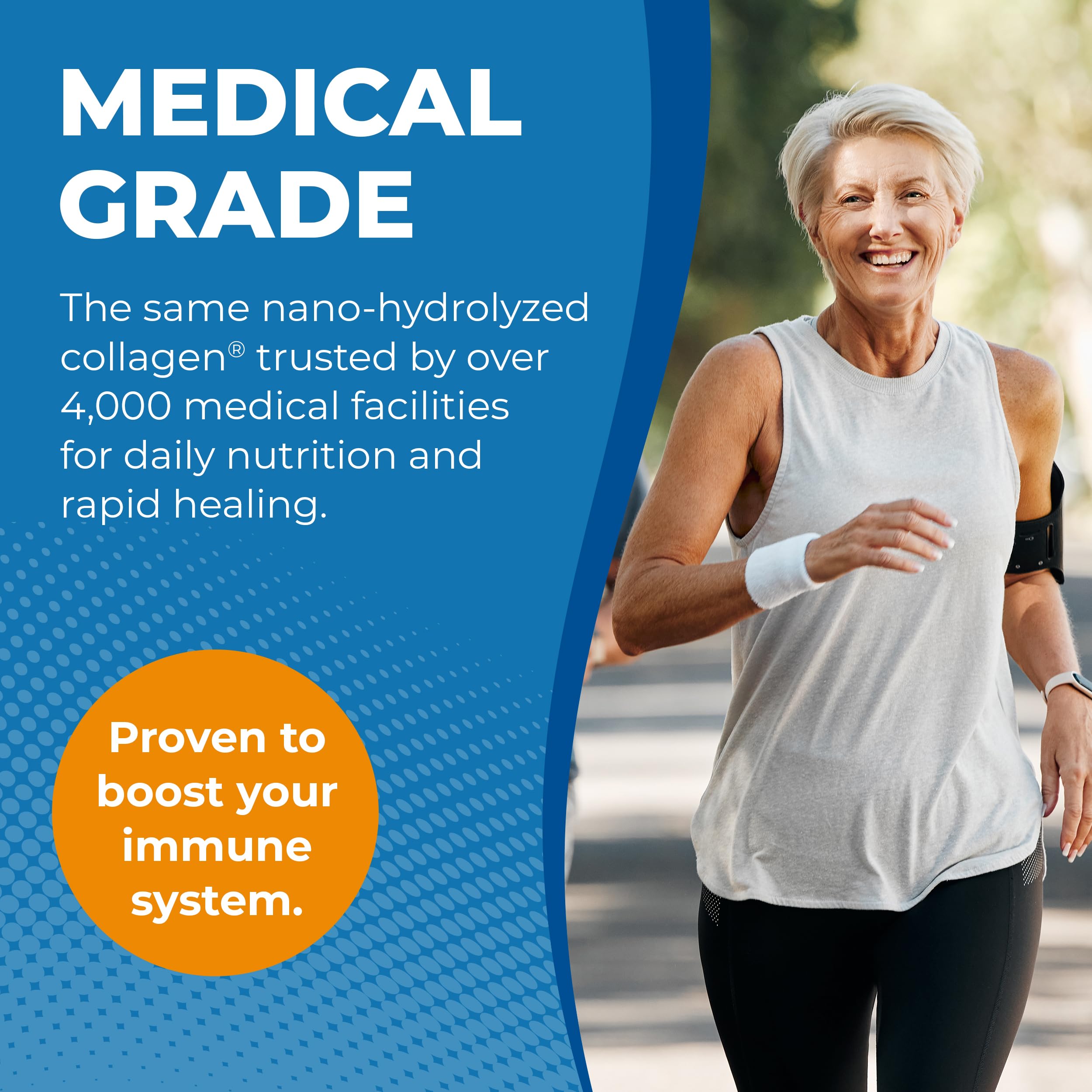 Arginine 2g per serving for wound improvement