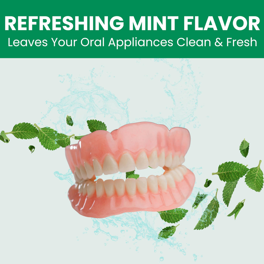 Cleaning dental appliances: night guard and mouthguard