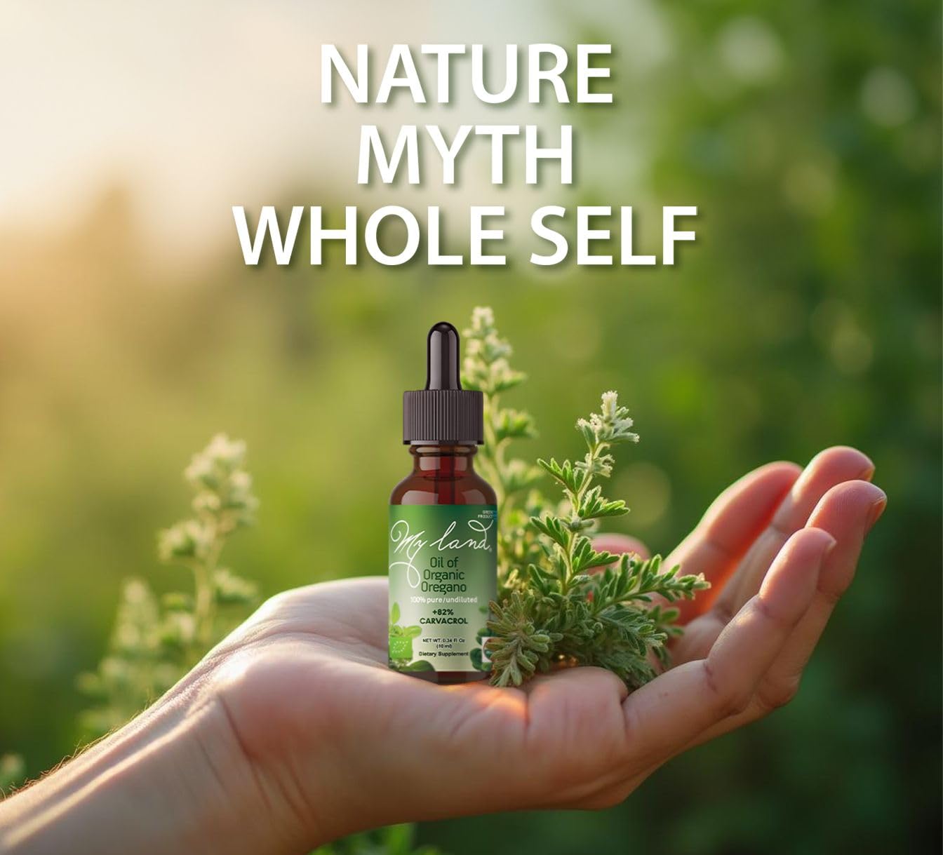 Usage-ready oregano oil drops for immune and digestive support