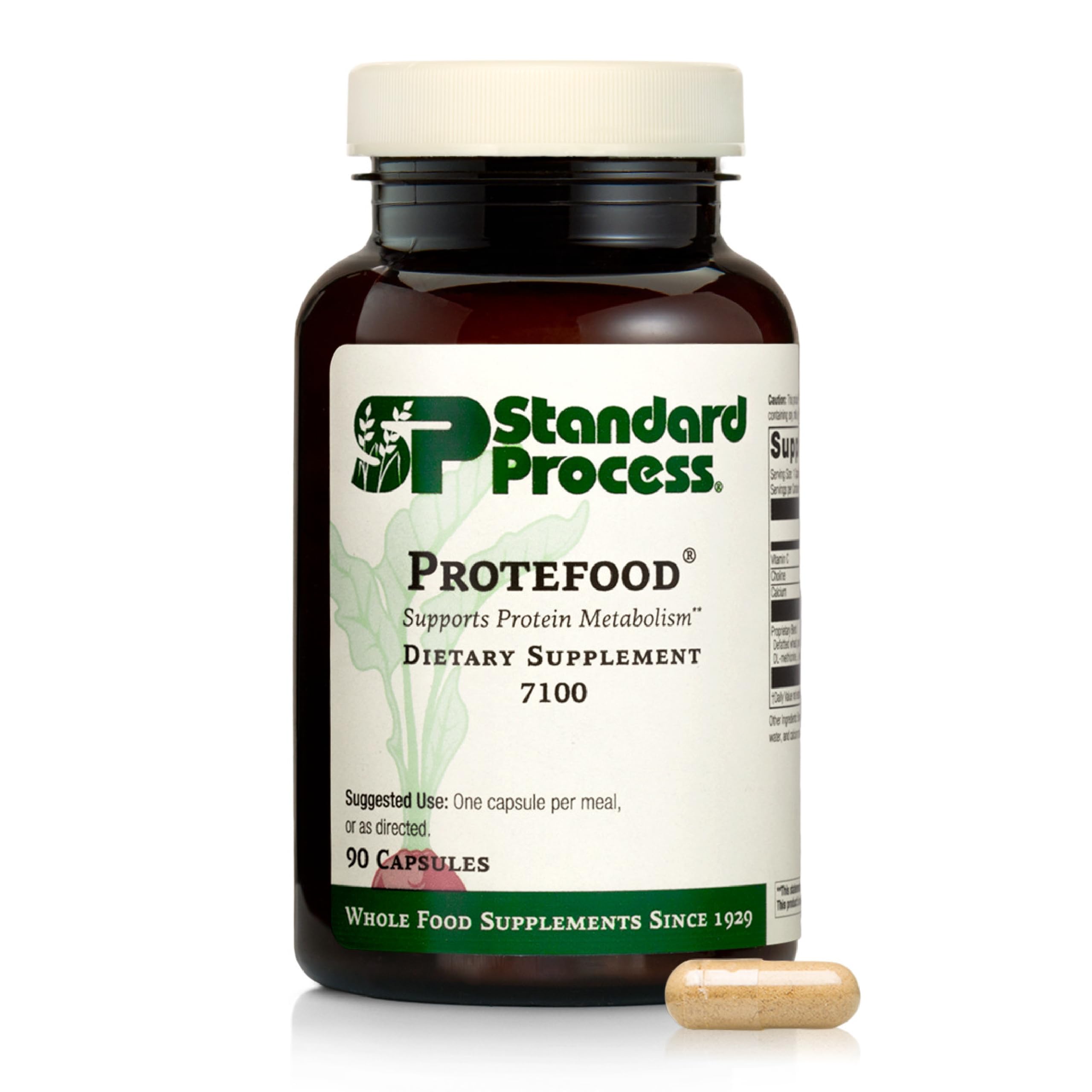 Protefood supplement bottle with 90 capsules