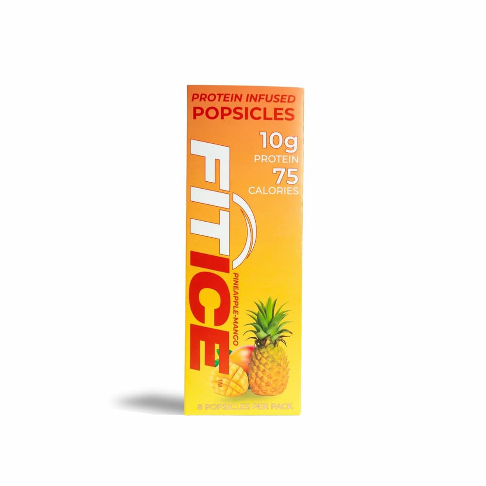 Lemon-flavored 10g protein frozen popsicle