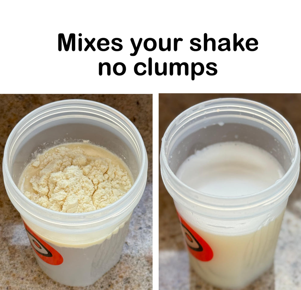 Shaker balls designed for smooth, clump-free protein shakes