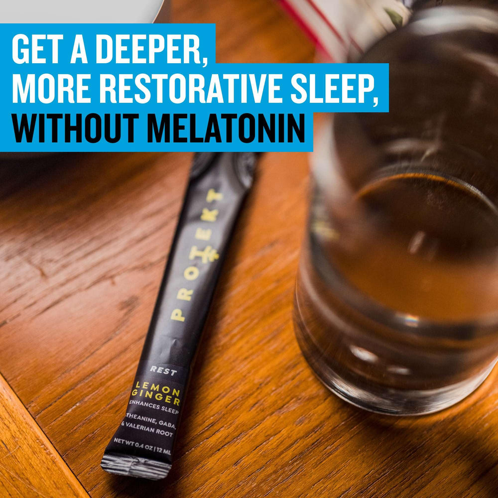 Pack of 10 Protekt GABA L-Theanine melatonin-free sleep drink mixes