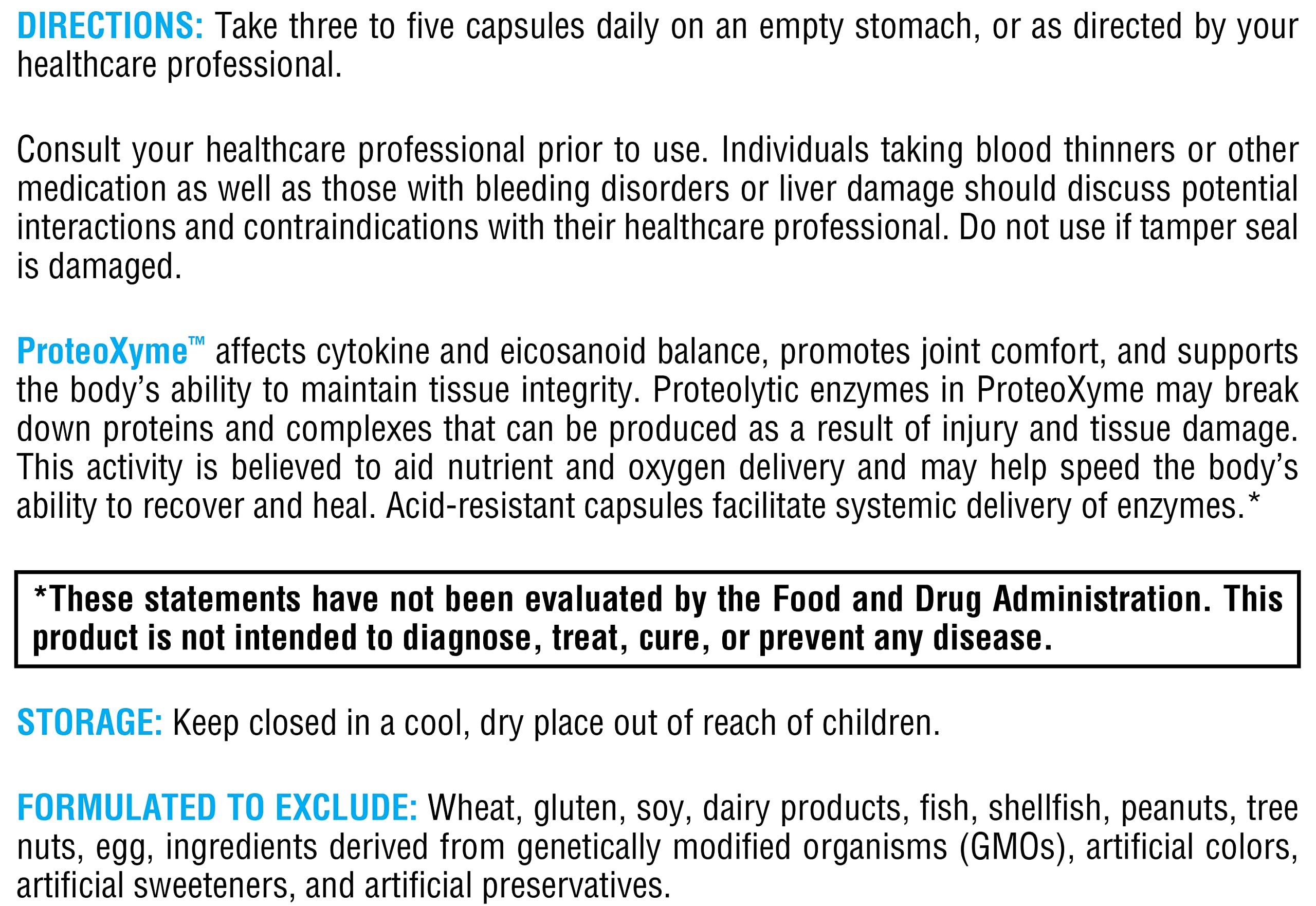 Allergen-free and GMO-free icons for ProteoXyme