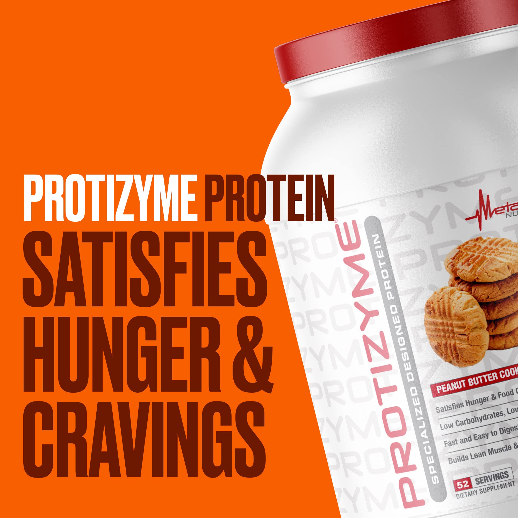 Protizyme Banana Cream flavored whey protein powder image