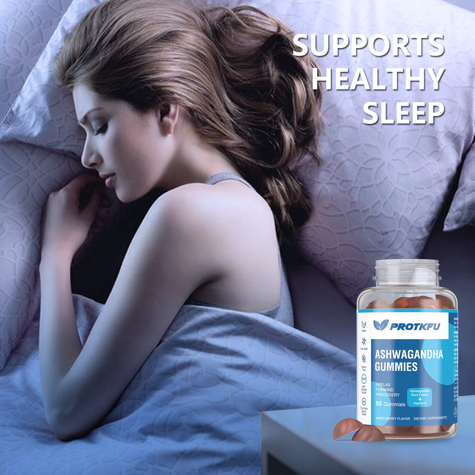 Supplement facts panel for ProTKFU gummies