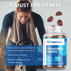 Ashwagandha + Vitamin D3 gummies berry flavor close-up