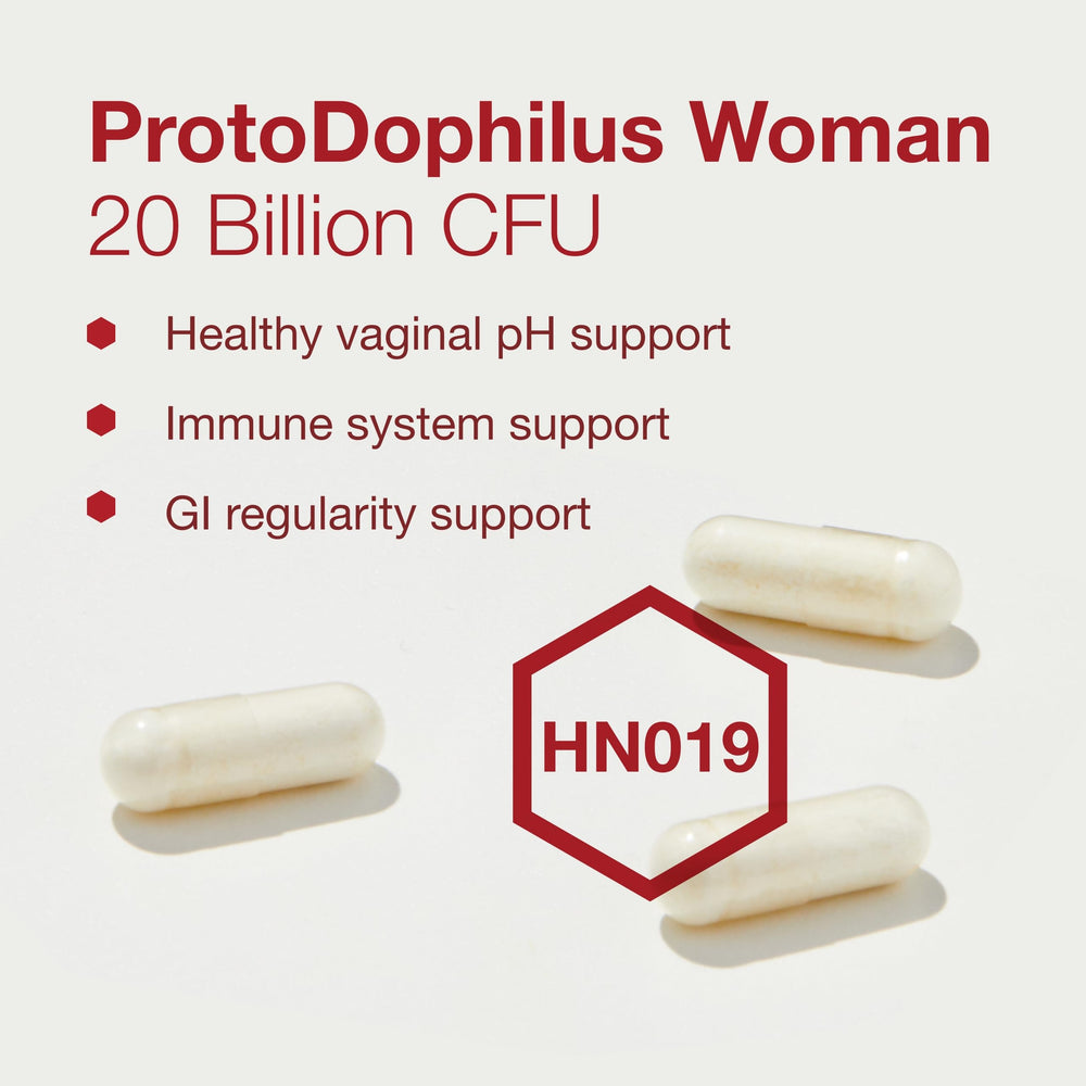 Relief from bloating and gas for women taking probiotics