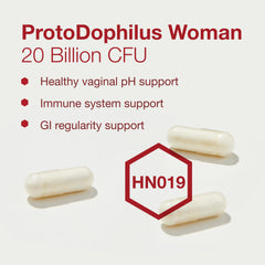 Relief from bloating and gas for women taking probiotics