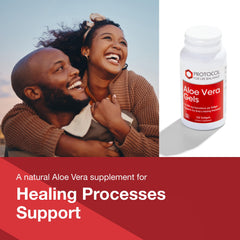 Aloe vera plant with gel illustration