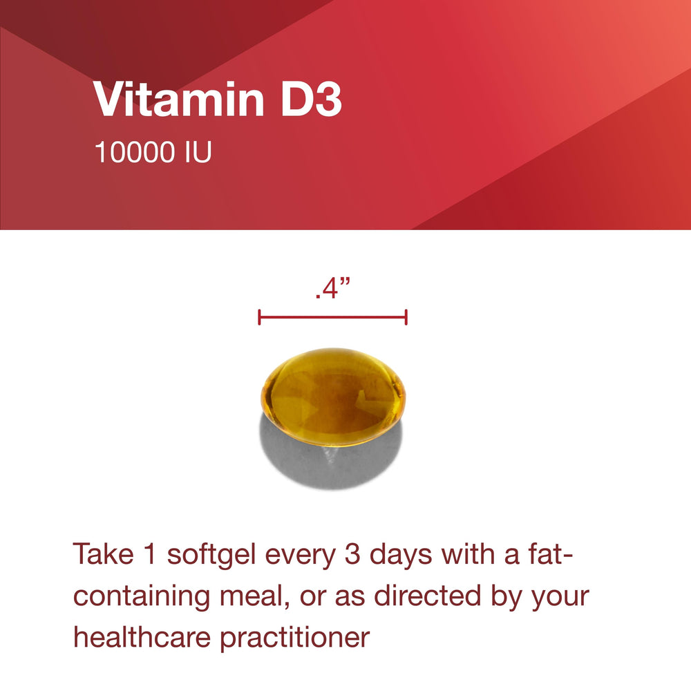 Ingredients and label close-up for Vitamin D3 supplement