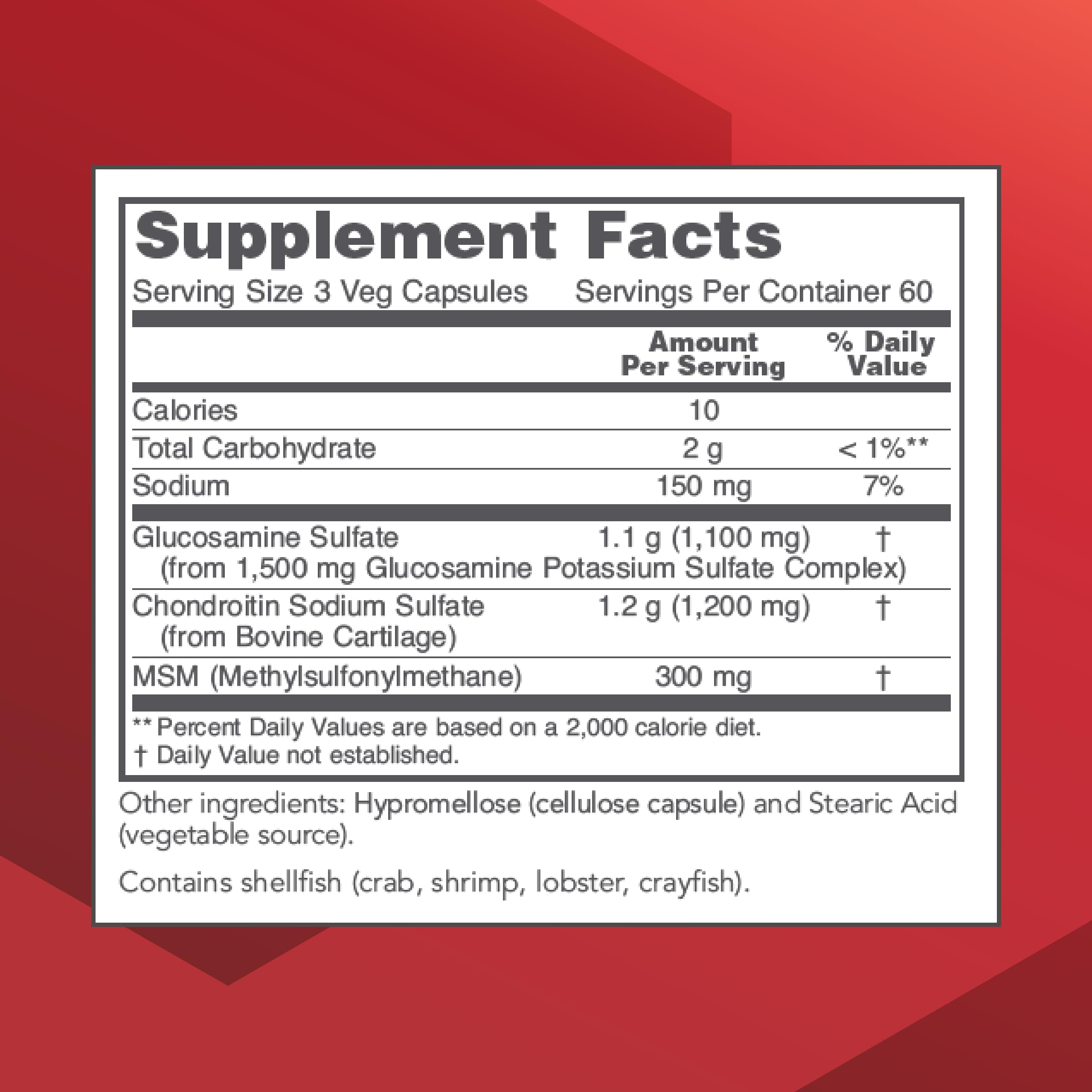 Side view of Protocol joint supplement bottle