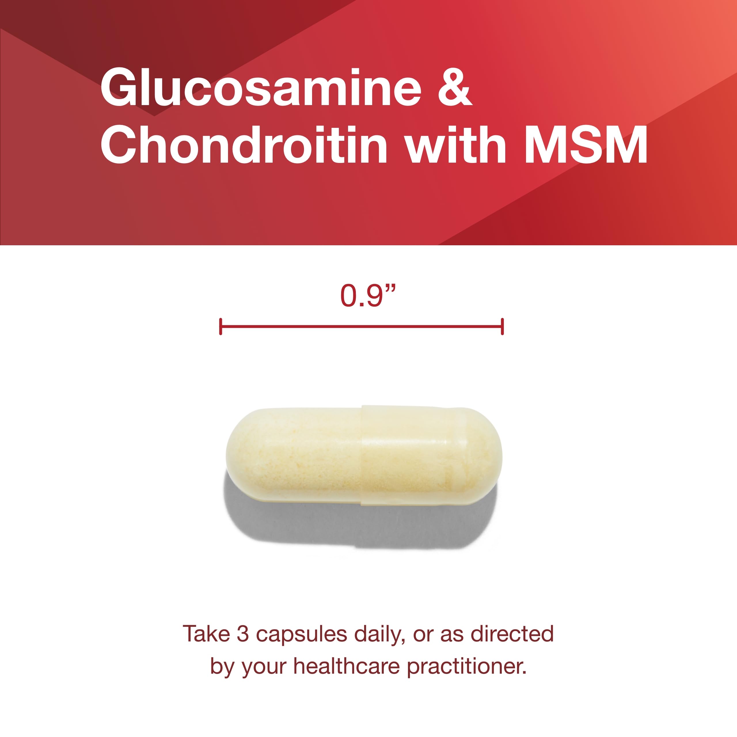 Illustration of suggested usage: 3 capsules daily