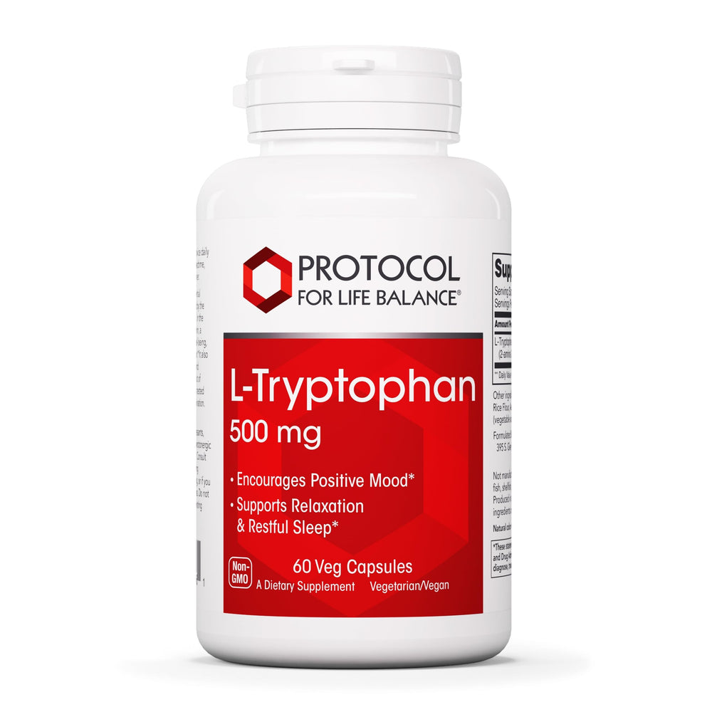 Protocol For Life Balance L-Tryptophan 500mg bottle