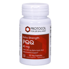 Protocol For Life Balance PQQ 40mg bottle with Alpha-Lipoic Acid