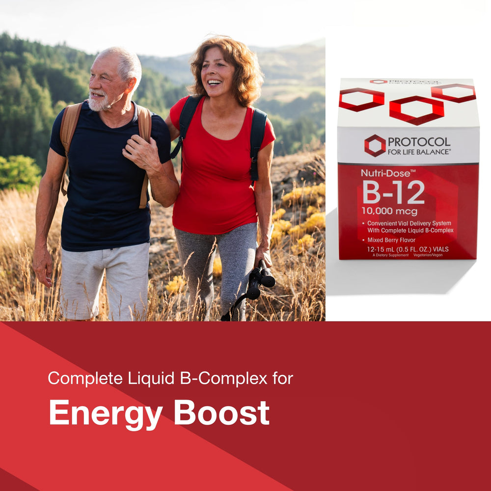 Cherry flavor liquid B-12 vial