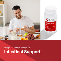 Enteric-coated oregano oil capsules
