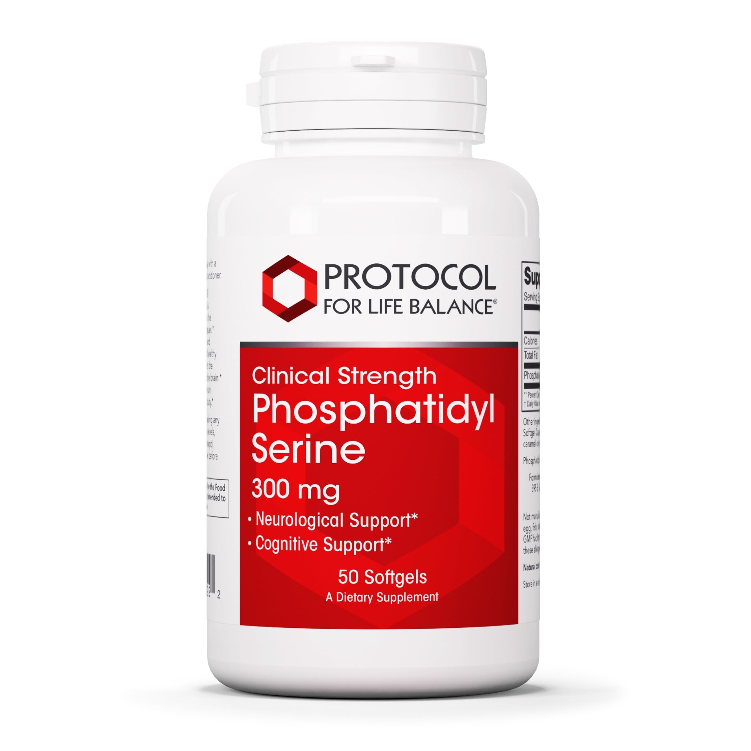 Bottle of Protocol Phosphatidylserine 300mg softgels