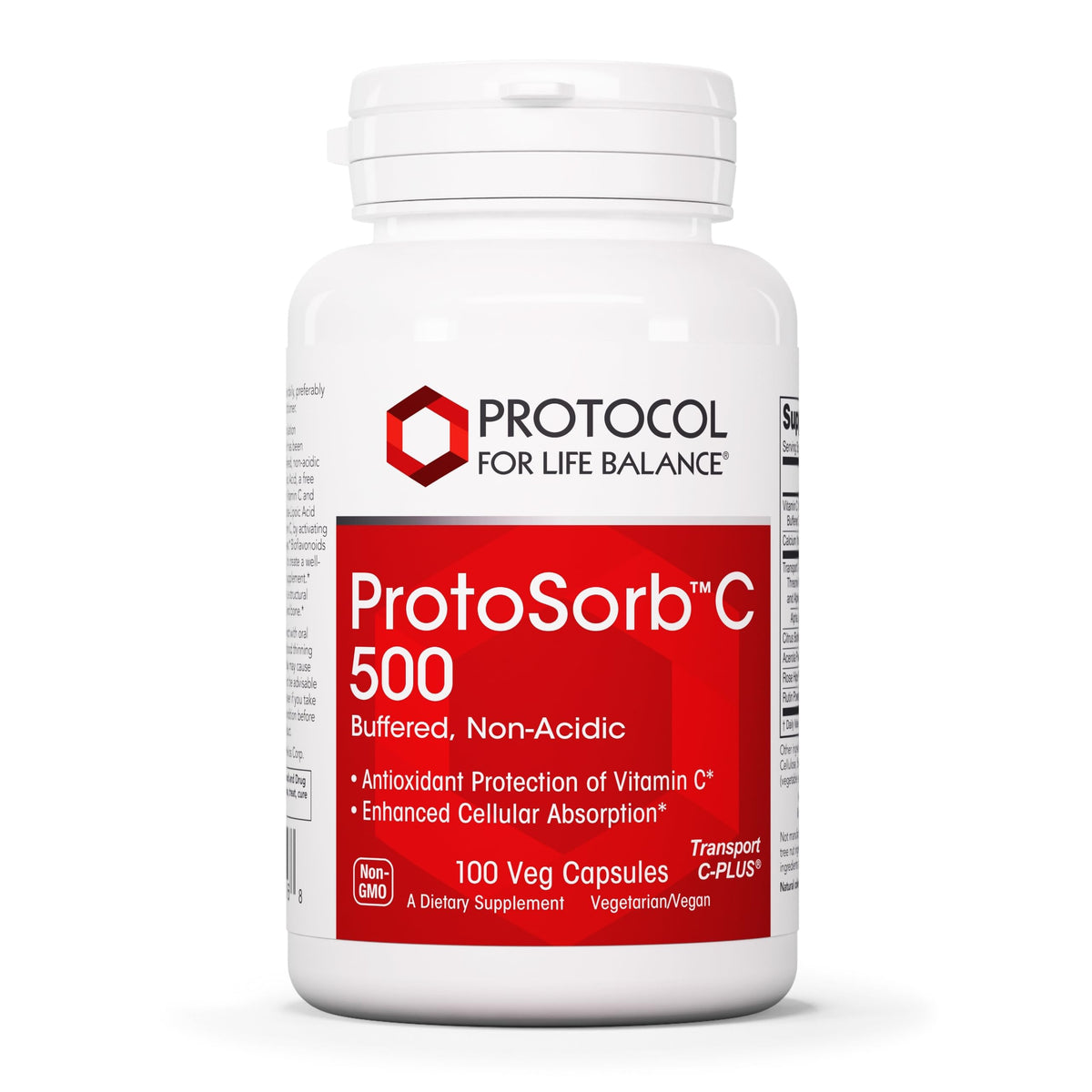 Bottle of Protocol Protosorb C 500 Vitamin C