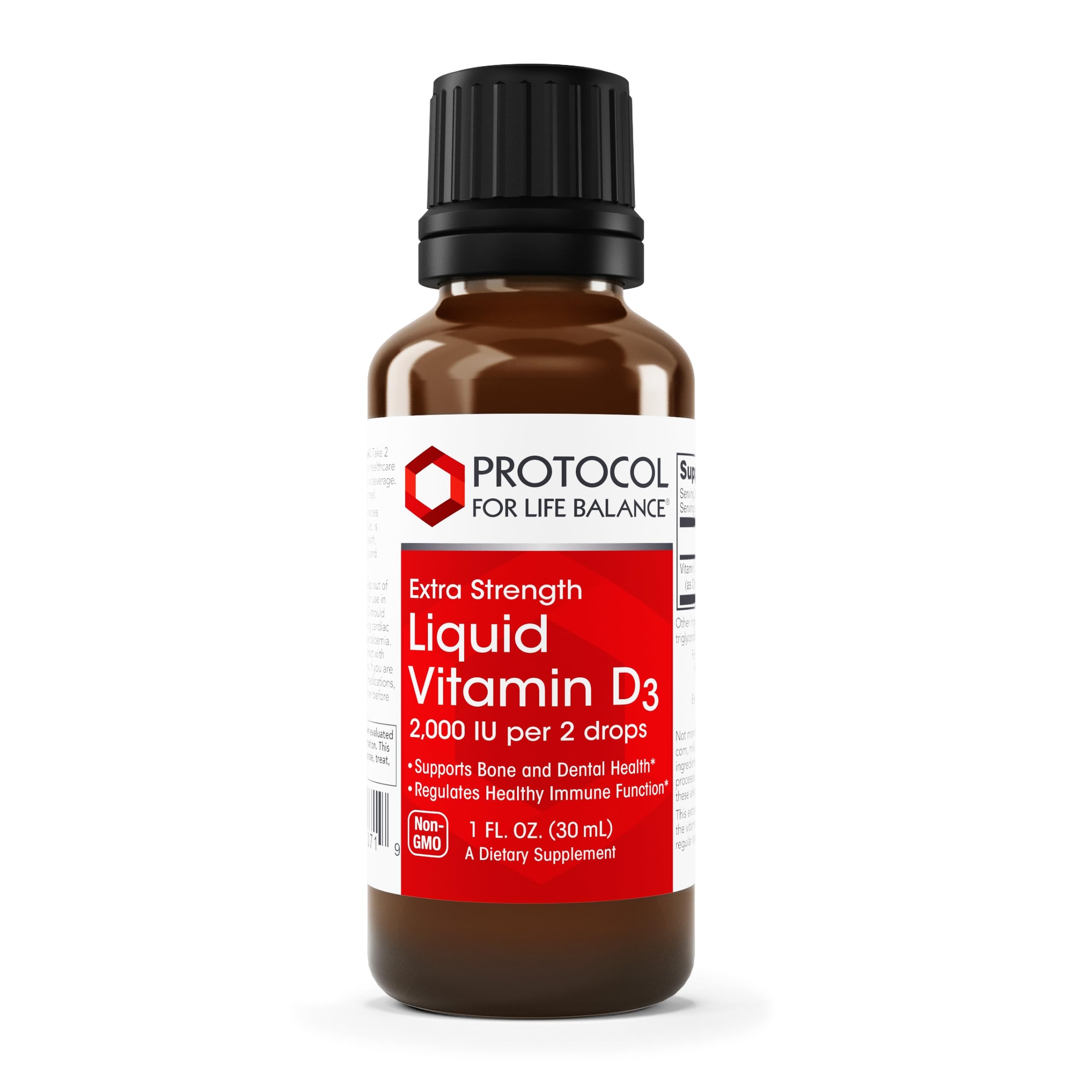 Protocol For Life Balance Vitamin D3 bottle front view