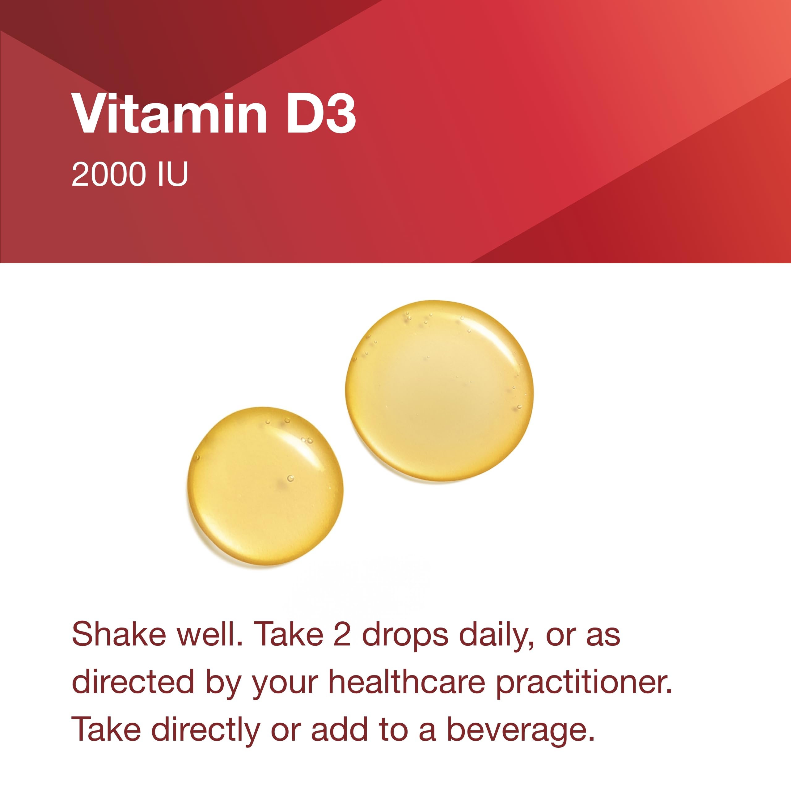 Dental health information related to Vitamin D3 on label