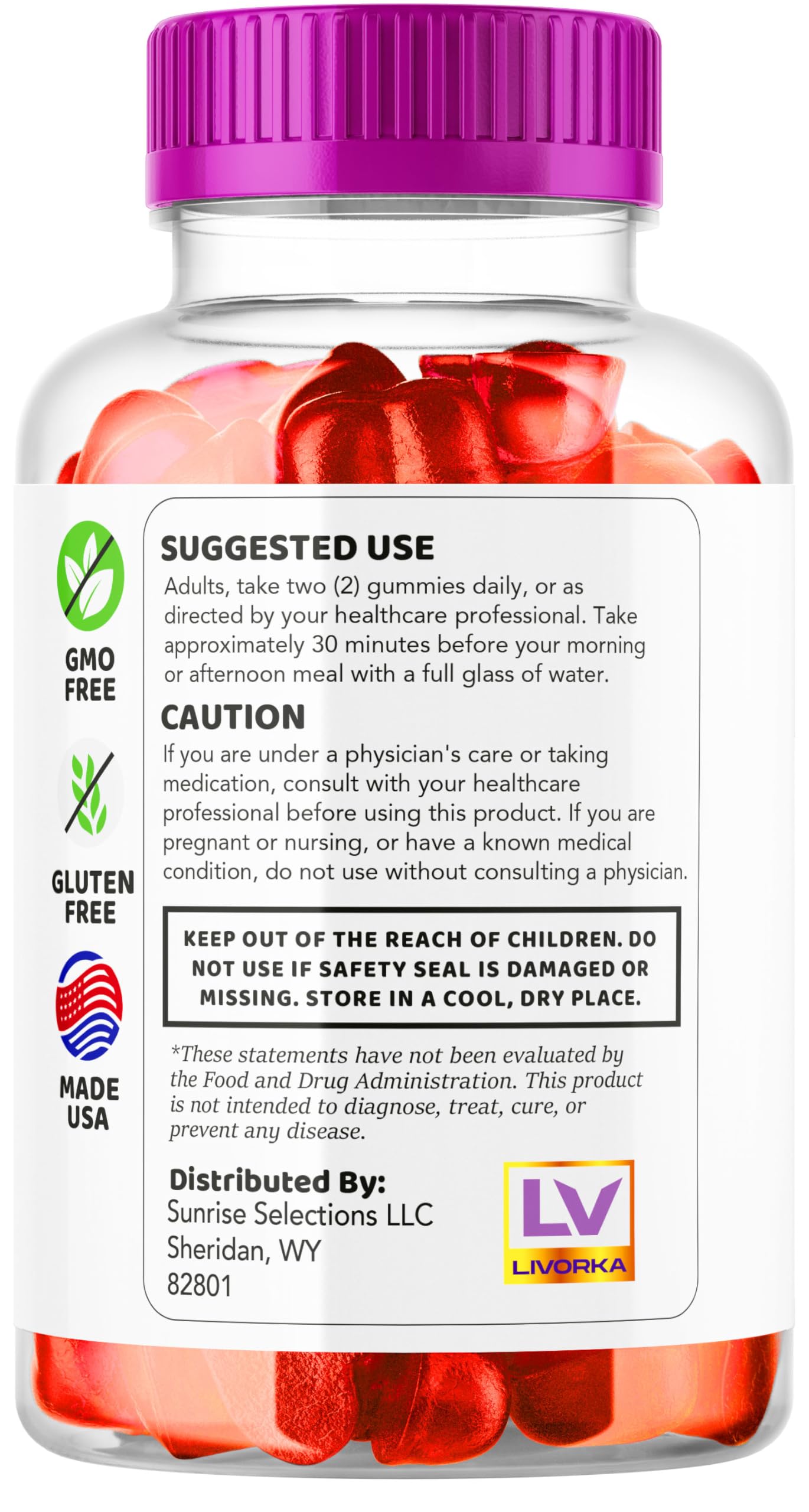 Three-pack Proton Keto ACV Gummies packaging