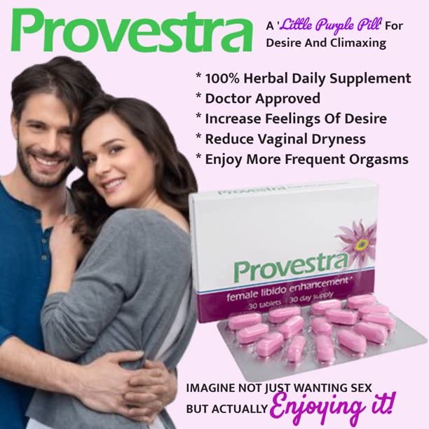 Natural health supplement Provestra packaging and tablets