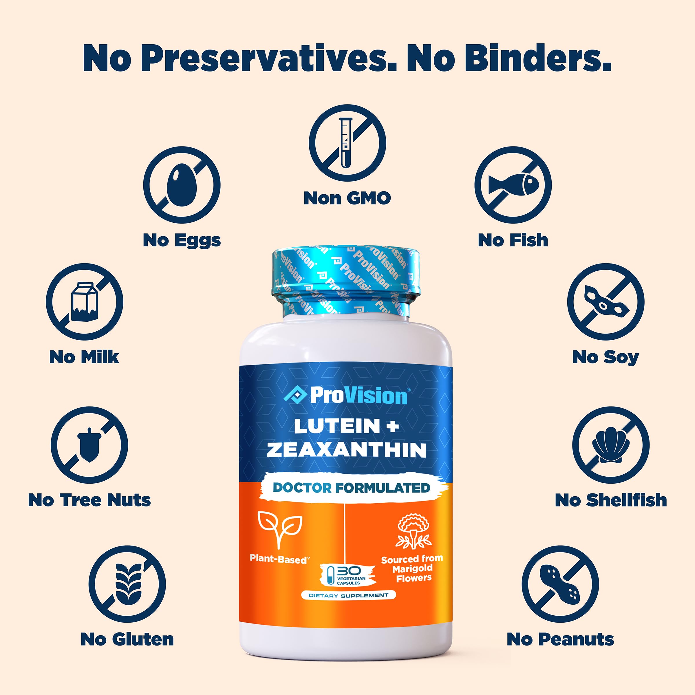 Non-GMO and allergen-free seal