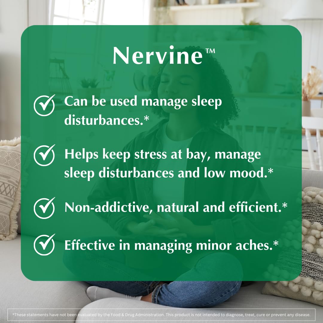 Close-up of PROVITA Nervine capsules with vegan formula
