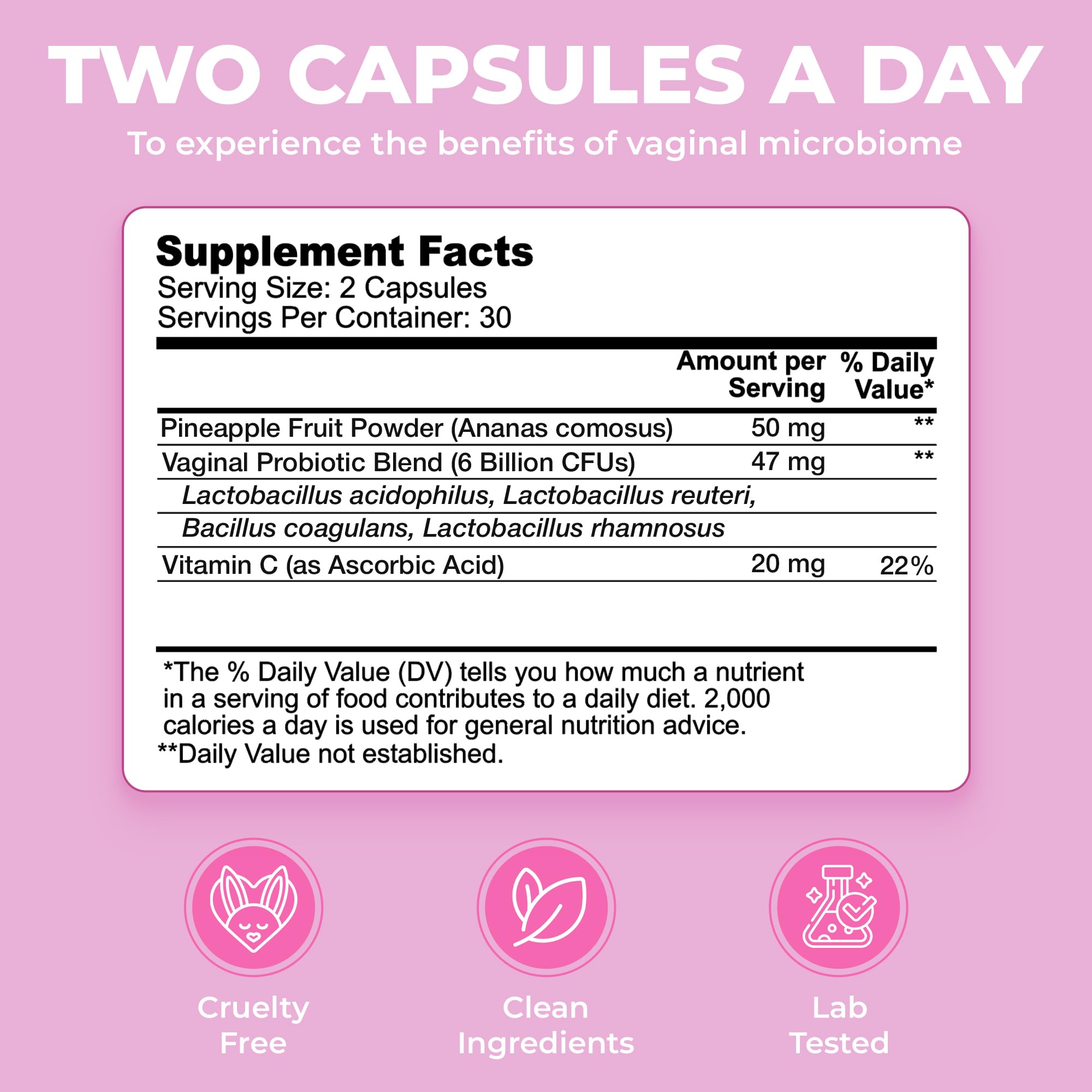 Daily-use ProYoni vaginal health supplement packaging
