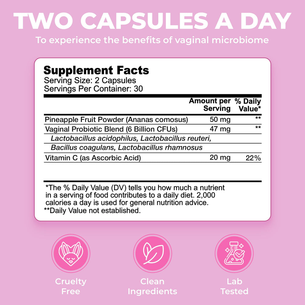 Daily-use ProYoni vaginal health supplement packaging