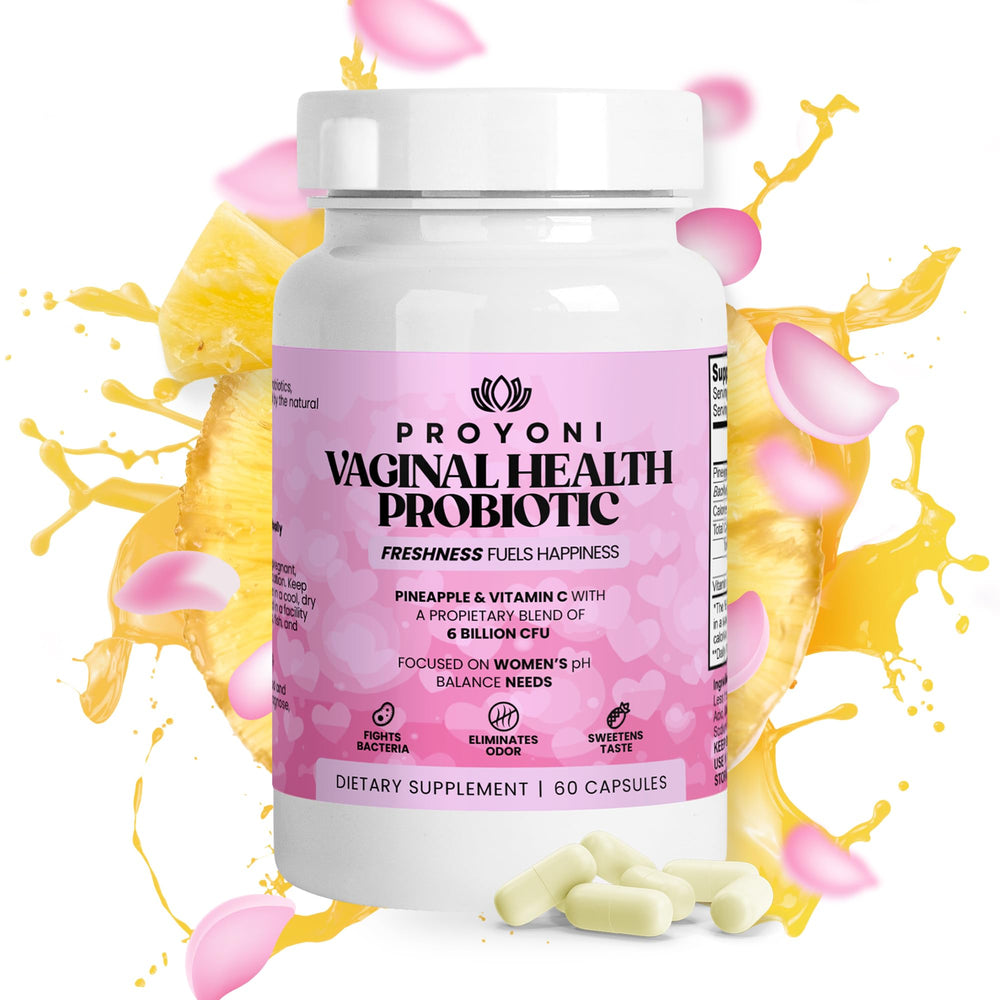 ProYoni Vaginal Probiotics bottle with 60 capsules