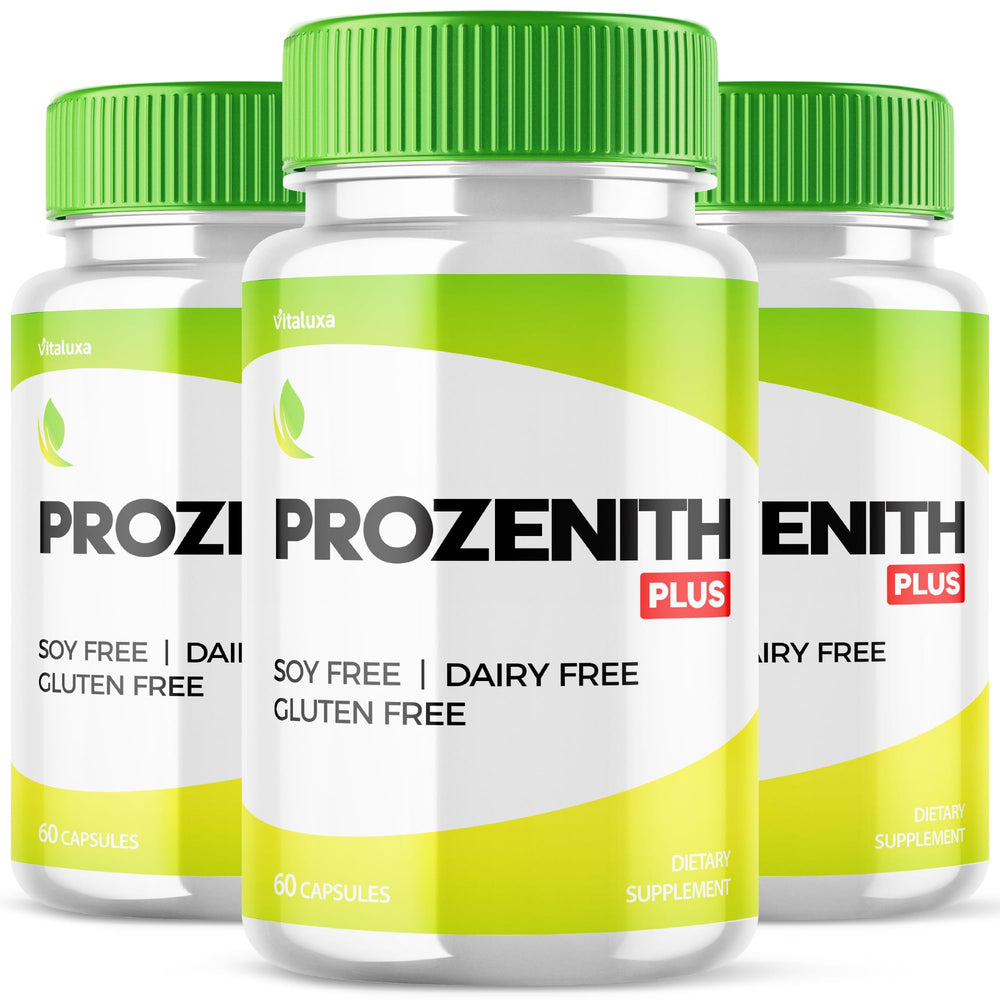 Front view of Prozenith Capsules bottle with 180 Ct label
