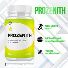Prozenith Capsules bottle in lifestyle setting