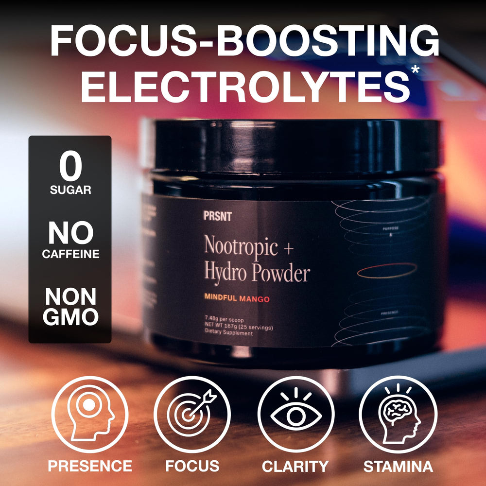 Nutrition facts highlighting 1000mg sodium electrolyte blend