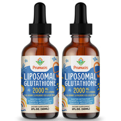 Front bottle of Prunucis 2000mg Liposomal Glutathione Liquid