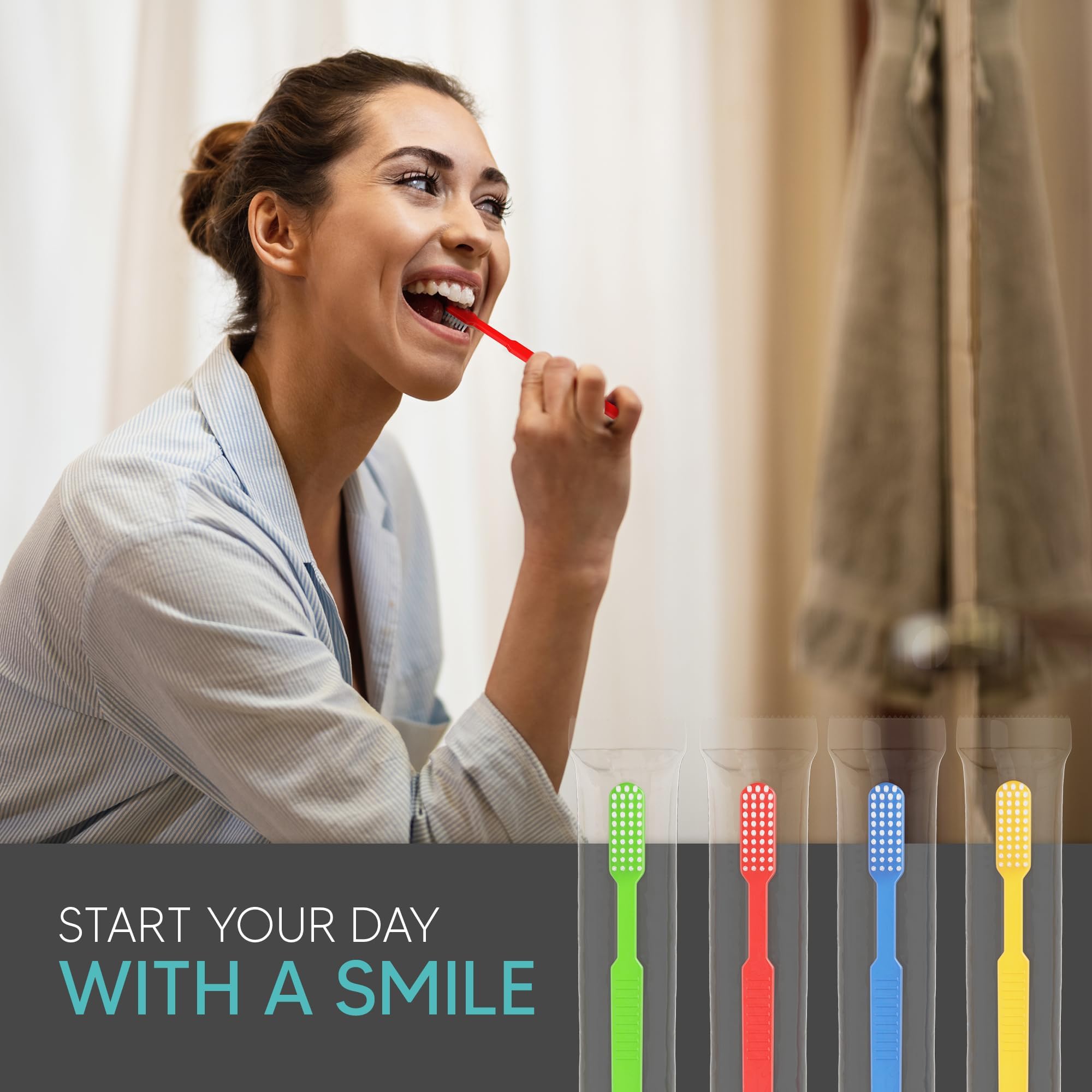 Hospitality-ready toothbrushes for Airbnb and guestrooms
