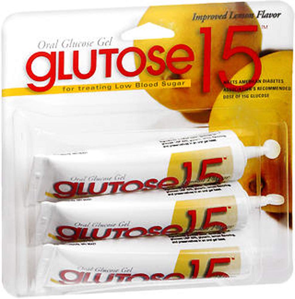 PS Medical Glutose Lemon 15g tube for fast portable glucose support on the go